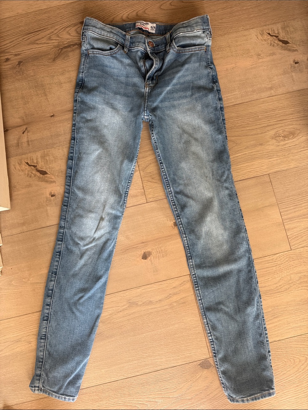 Abercrombie kids 15/16 high-rise, jean leg